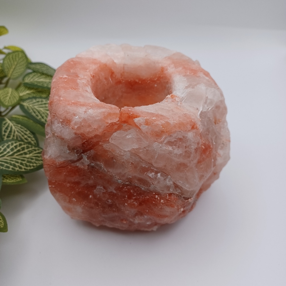 Himalayan Salt Candle Holder - Cracked